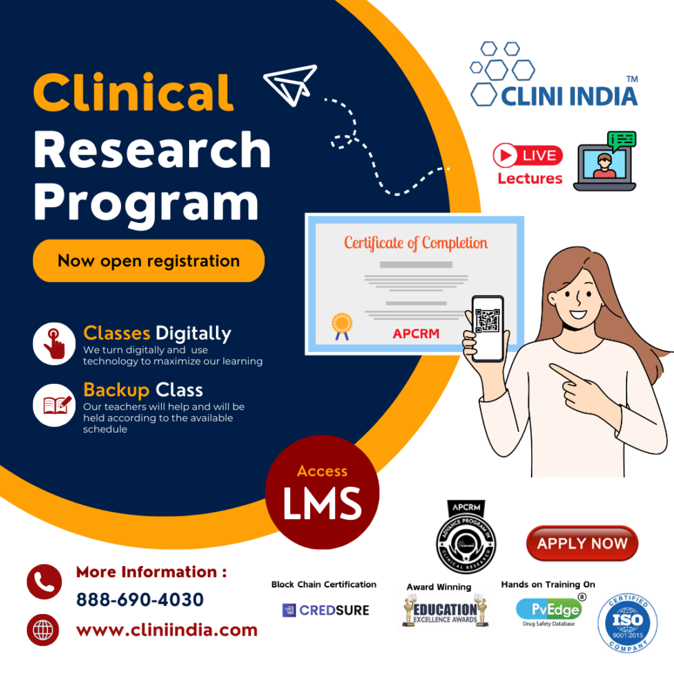 clinical research courses in bangalore